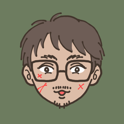 バックエンドエンジニアの似顔絵