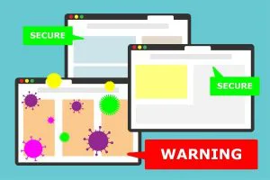危険なwebサイトをイメージしたアイキャッチ