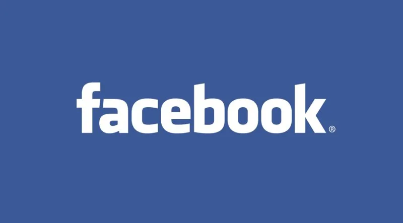 青い背景にFacebookと白い文字で描かれた画像