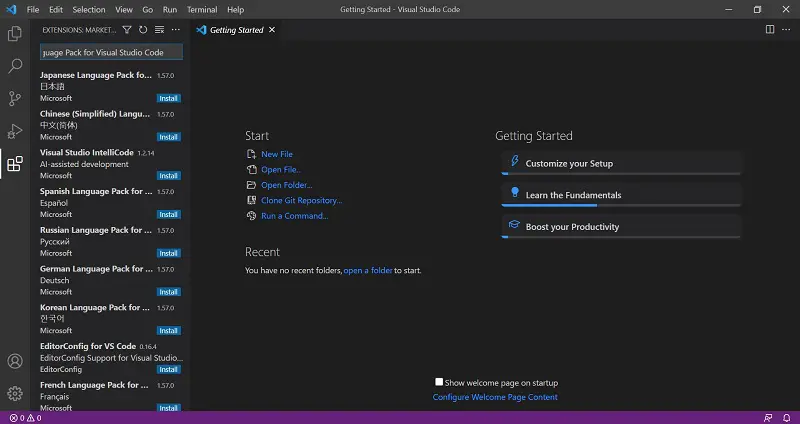 21年5月更新 Visualstudiocodeのインストールと日本語化 Breeze
