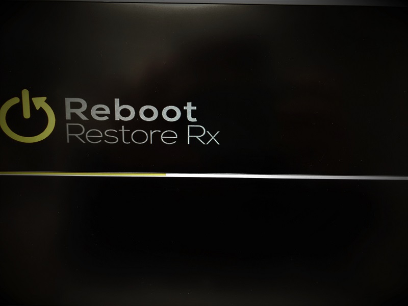RebootRestoreRxのインストール後すぐの再起動中の画面1